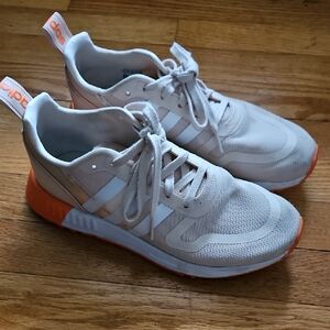 Adidas Beige and Orange Sneakers